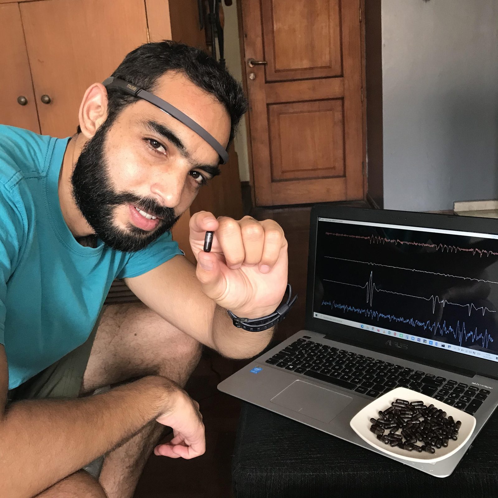 Researchers use the Muse 2 device, created to aid meditation, but alternative functions enable it to collect thousands of data points of brain activity.